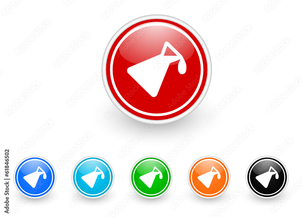 chemistry icon vector set chemistry icon vector set