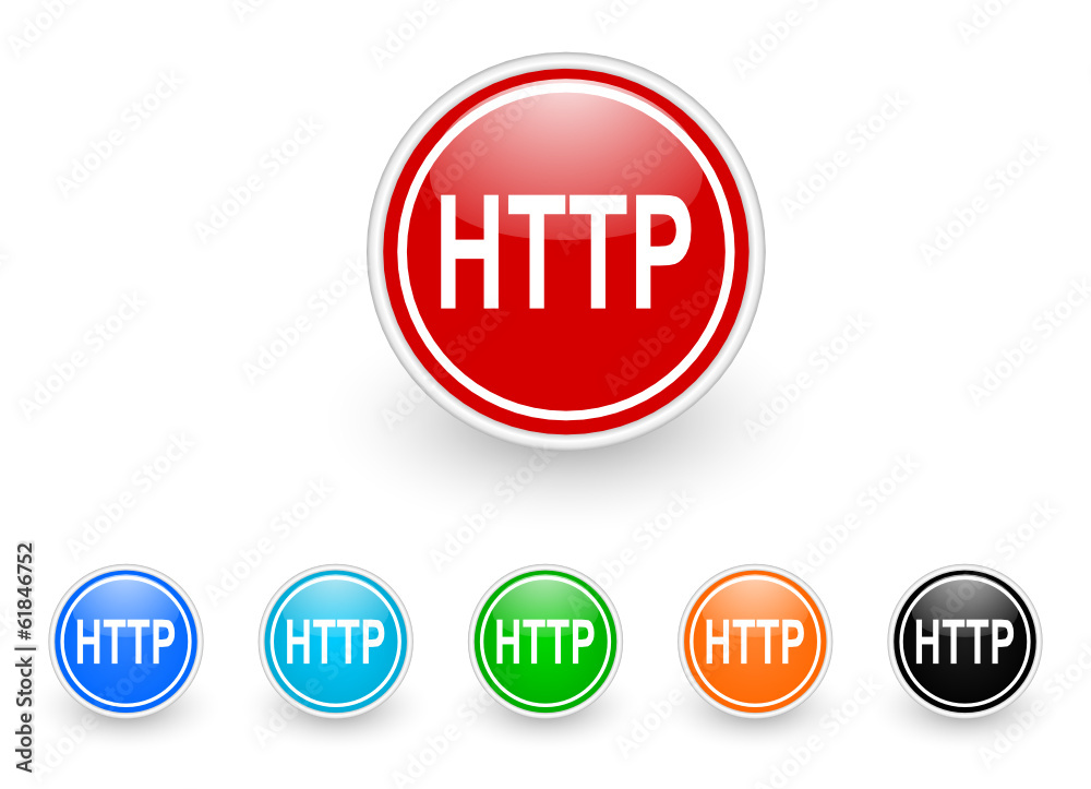http icon vector set http icon vector set