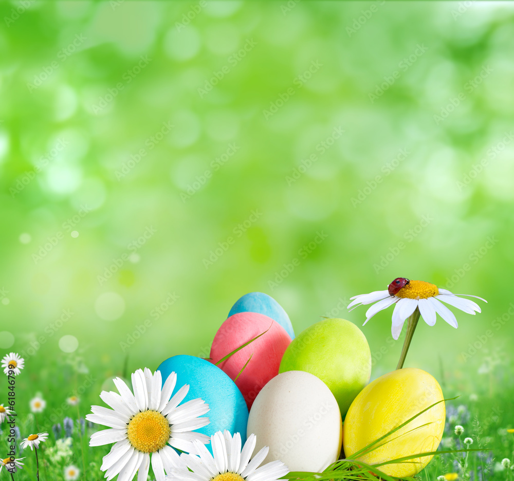 Fototapeta premium Easter background