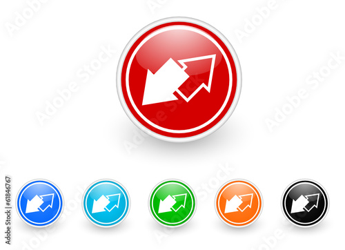 Free Download exchange icon vector set - GFXLoad