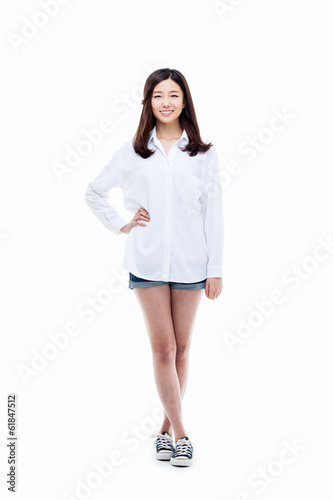 Young Asian woman full shot © 현수 김