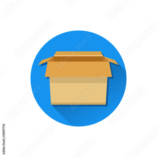 Vector Carton Box Icon
