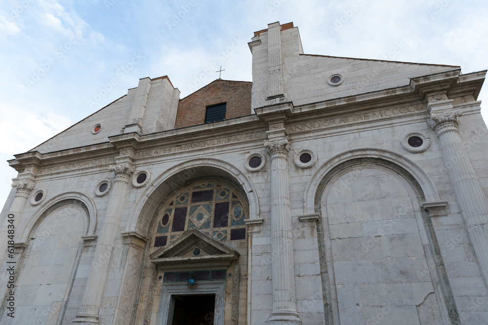 The Tempio Malatestiano is the cathedral church of Rimini