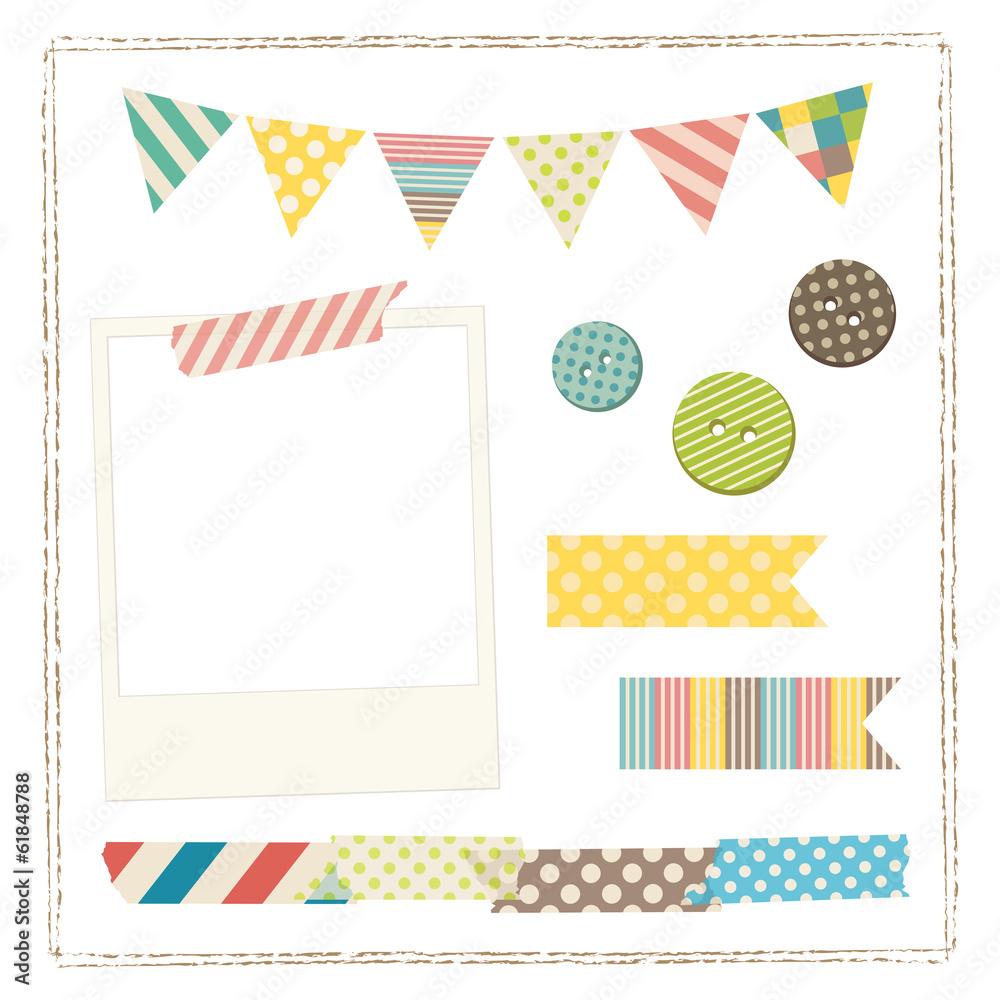 マスキングテープ クラフト デコ素材 Stock Illustration Adobe Stock