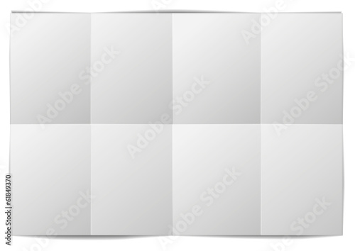 folded paper template
