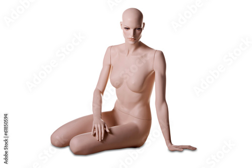 mannequin male isolated
