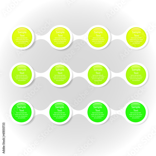 metaball colorful round diagram infographics photo