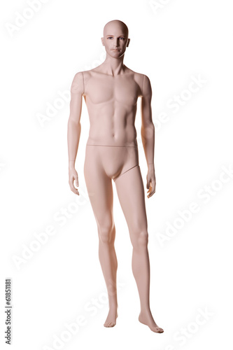 mannequin male isolated