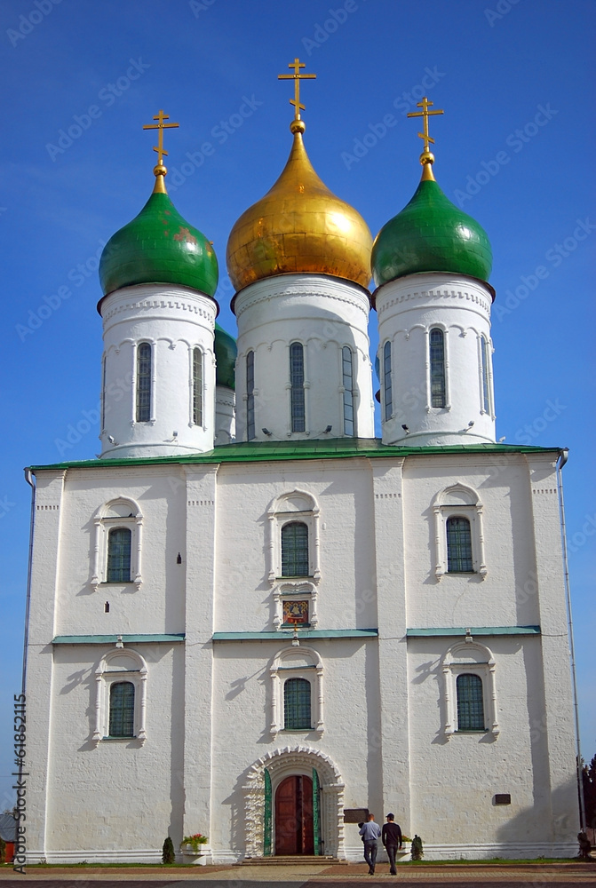Old orthodox church. Kremlin in Kolomna, Russia
