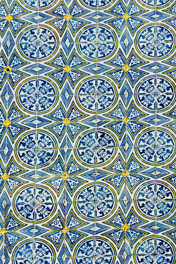 Traditionelle Azulejos in Lissbon, Portugal