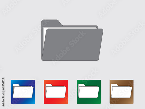 Folder icon illustration
