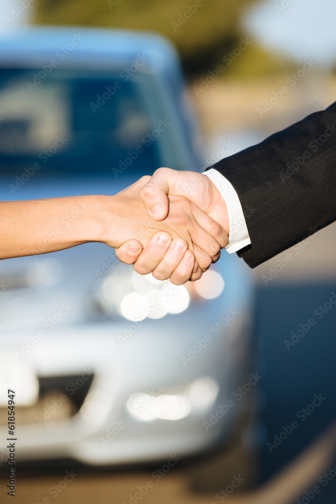 Car sale or rental concept