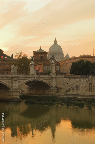 Rome on sunset