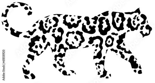 Abstract leopard