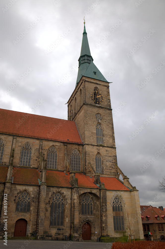 Fototapeta premium St. Andreas church. Hildesheim, Germany