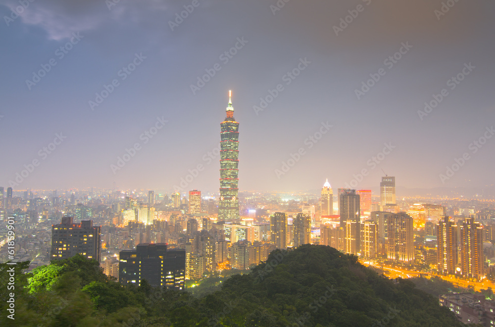 Fototapeta premium Taipei101, Taiwan