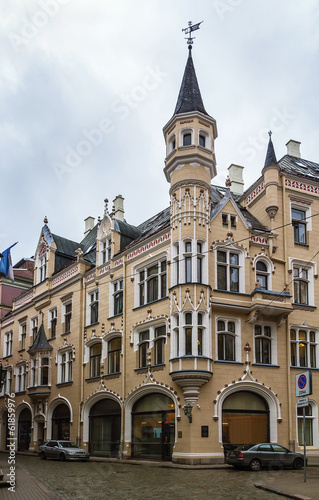 the House in the style of Art Nouveau, Riga © borisb17