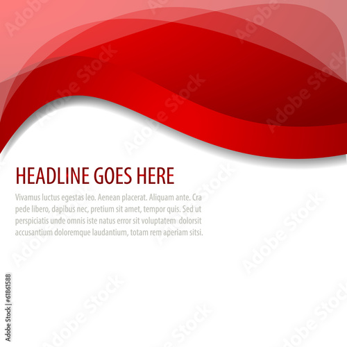 Red vector abstract background