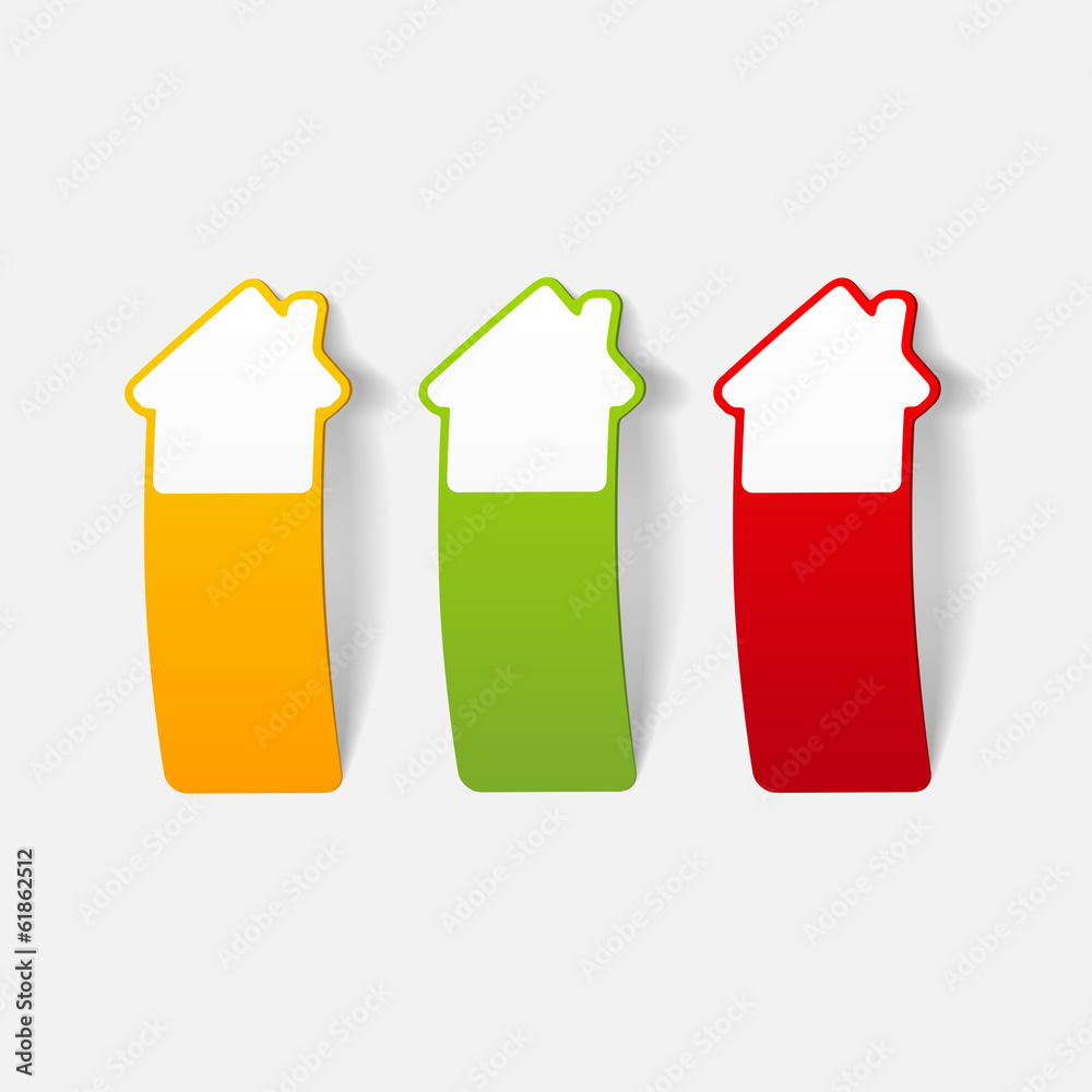 realistic design element: house, building realistic design element: house, building