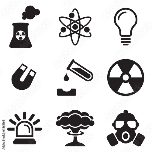 Nuclear Power Plant Icons