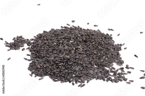 Obraz na plátně Bunch of sunflower seeds.