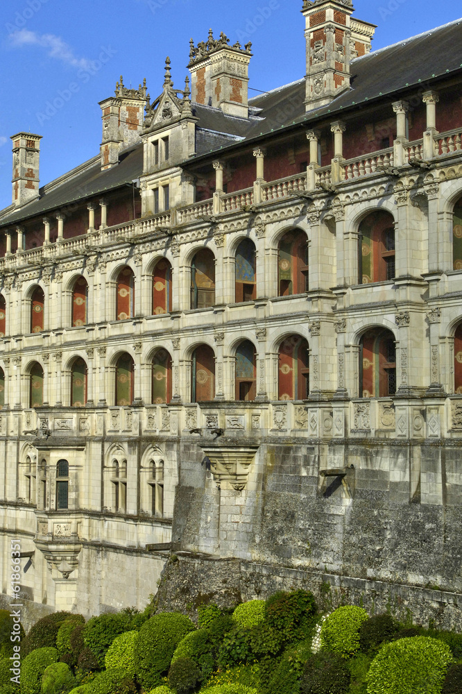 renaissance castle of Blois in Loir et Cher