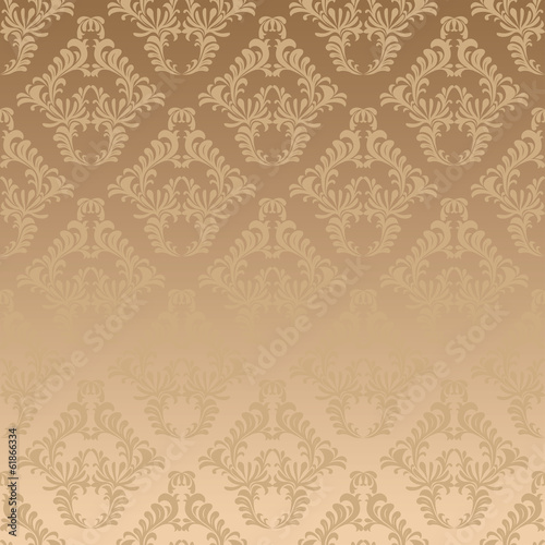 Gold Damask Background