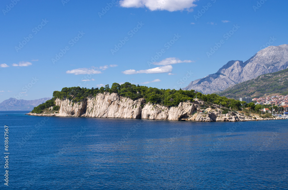 Peninsula in  Makarska, Croatia