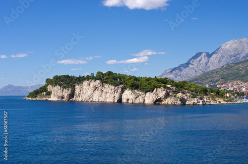 Peninsula in Makarska, Croatia