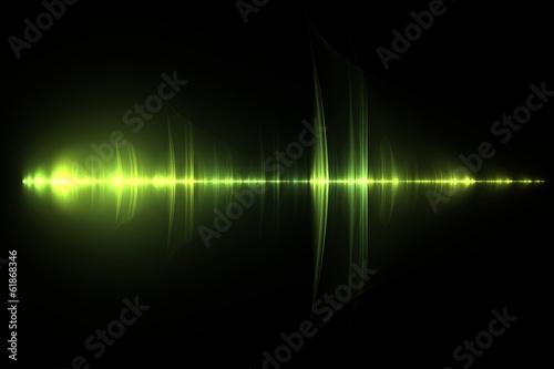 Laser gunshot green beam