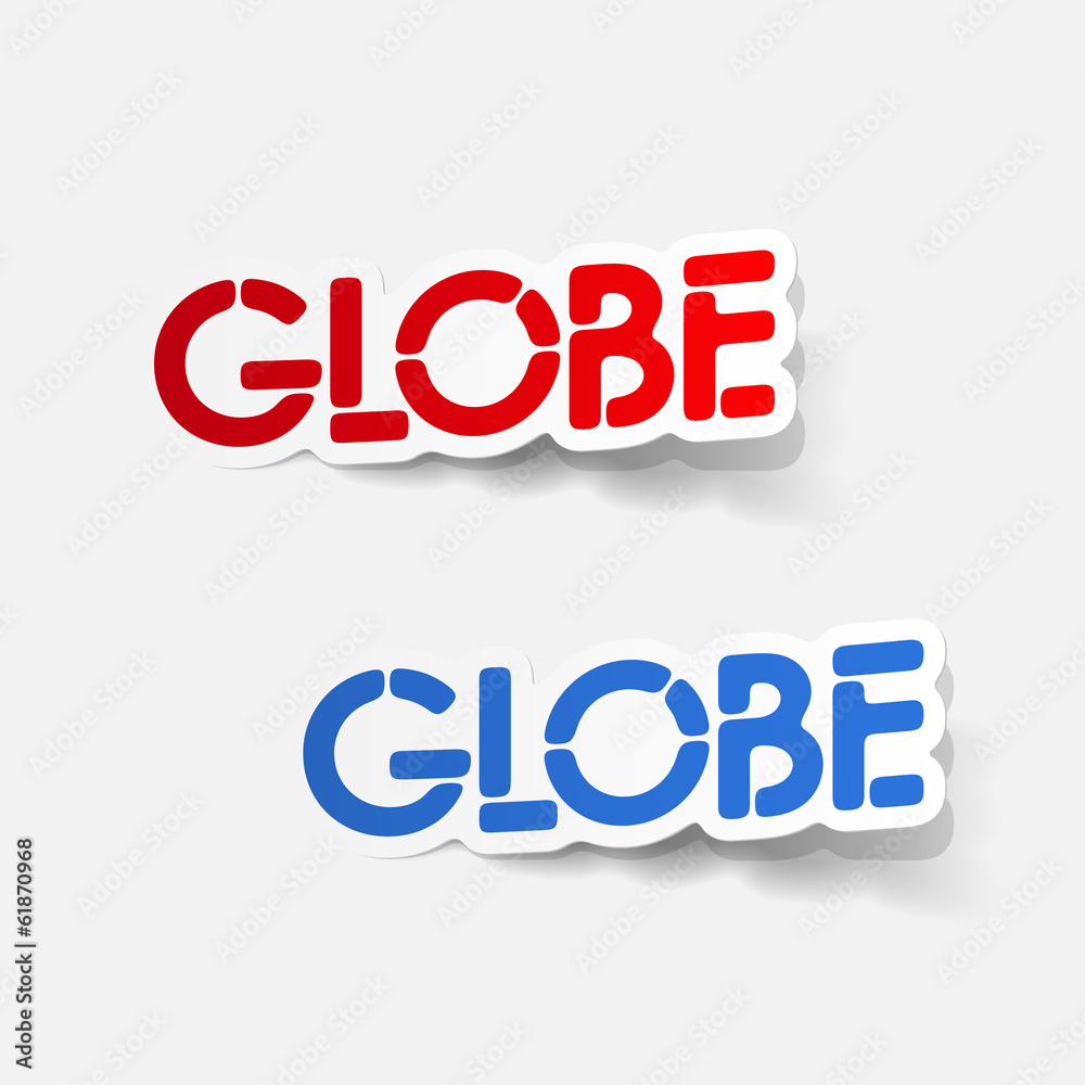 realistic design element: globe realistic design element: globe