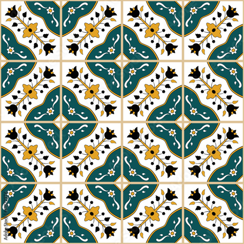 Plakat Seamless tunisian style pattern