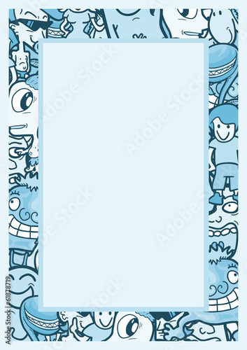 Blue frame