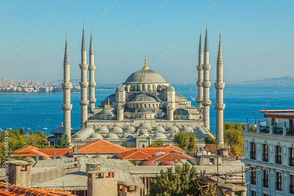 Naklejka premium Błękitny Meczet w Stambule