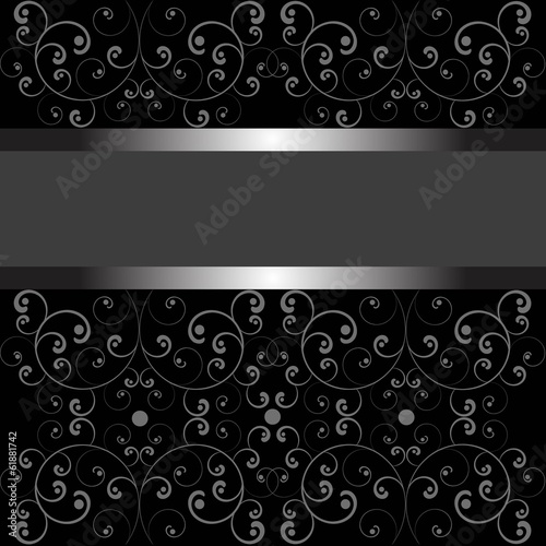 Black background with a pattern