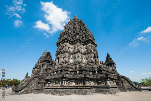 Ancient Prambanan  the largest Hindu temple in Indonesia.