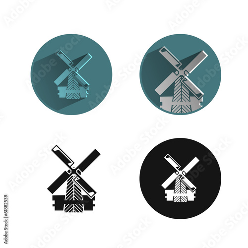 Mill. Vector format