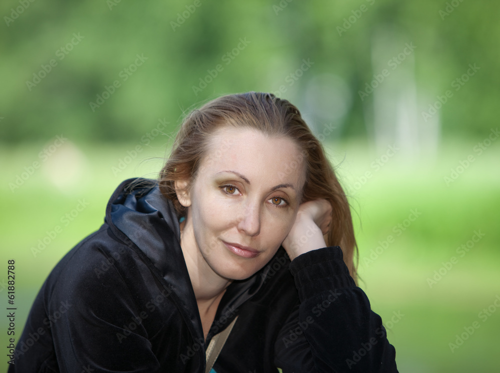 summer portrait of the young attractive woman.. summer portrait of the young attractive woman..
