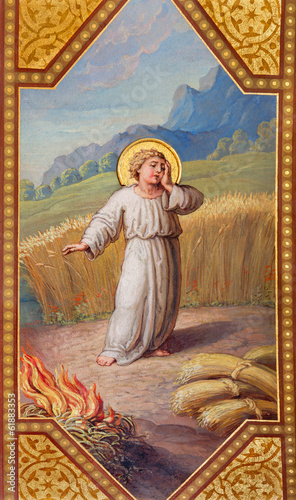 Vienna - little Jesus in parable of The Weeds in the Grain