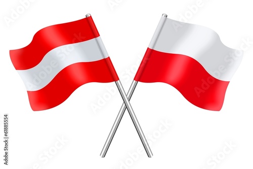 Free Download Flags : Austria and Poland - GFXLoad