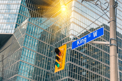 King Street Sign - Toronto downtown