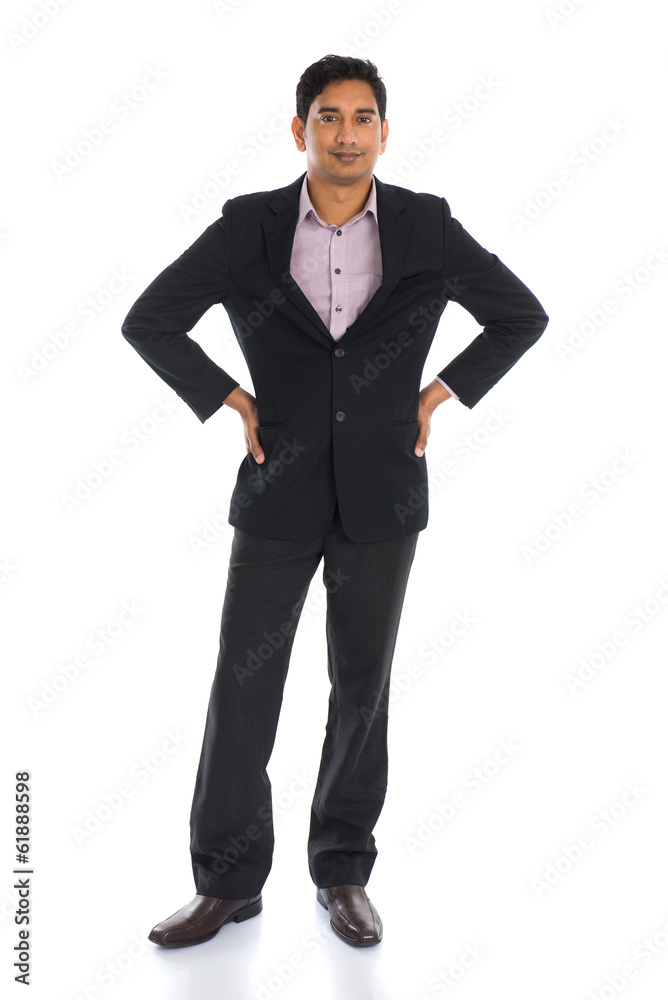 indian male business man with isolated white background full bod indian male business man with isolated white background full bod