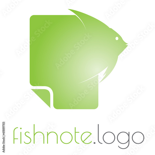 Fish note logo photo