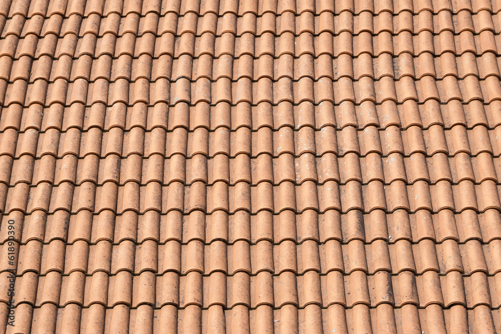 red tile roof