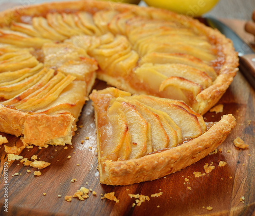French apple tart