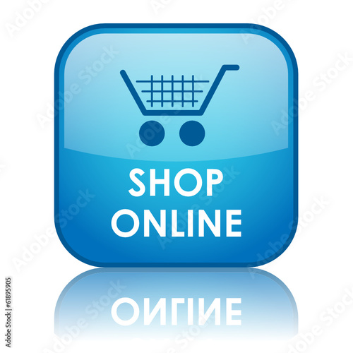"SHOP ONLINE" Web Button (add to cart order buy now my basket)