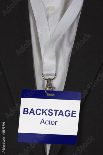 Backstage Actor pass