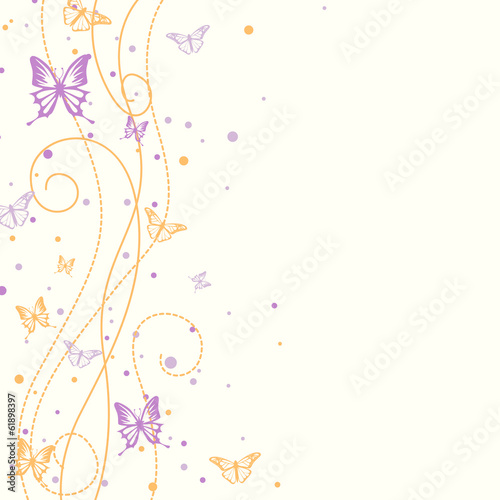 Vector Illustration of a Decorative Easter Background