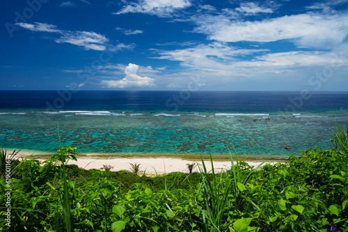 高台から見た吉野海岸, 宮古島/沖縄県