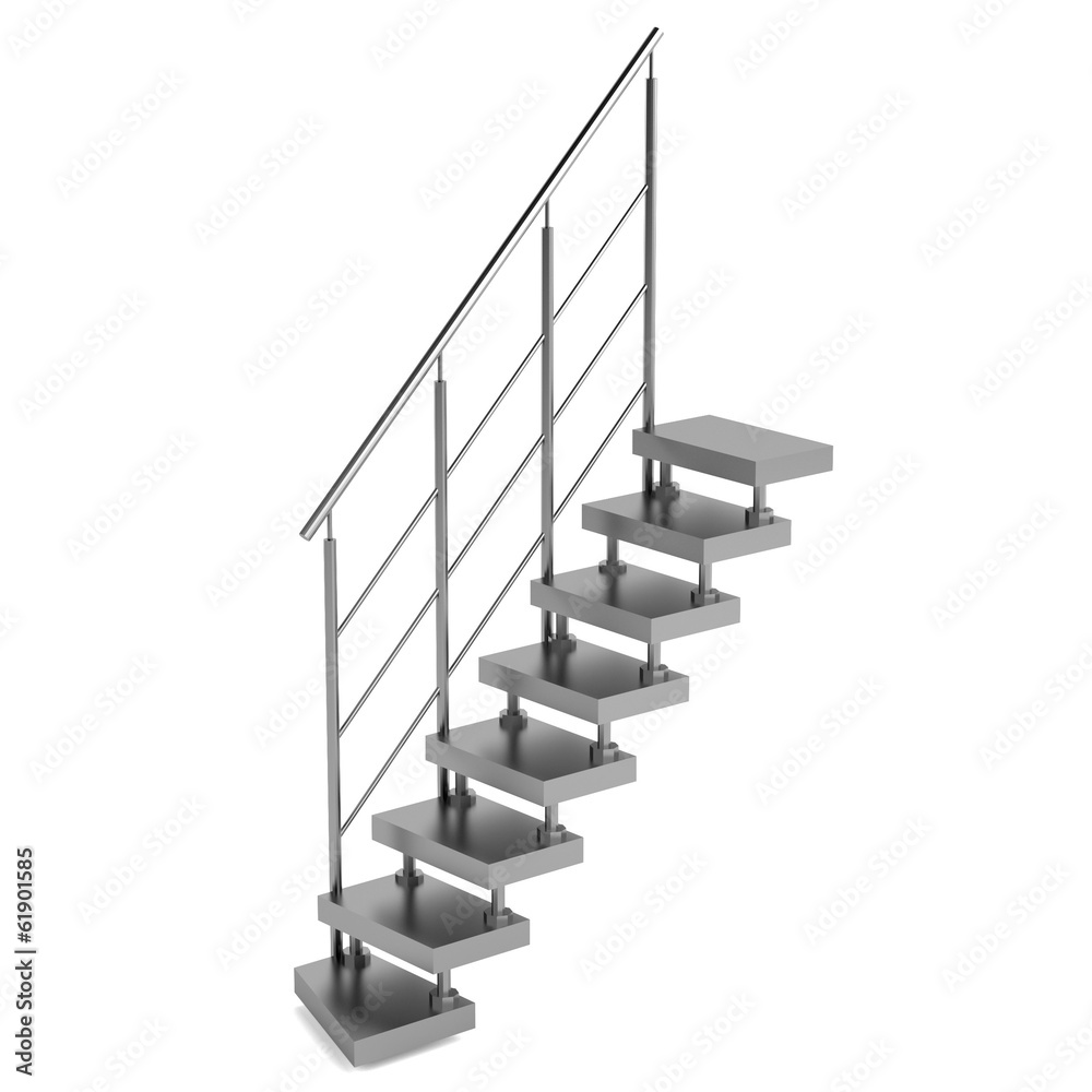 Fototapeta realistyczne renderowanie 3d schodów